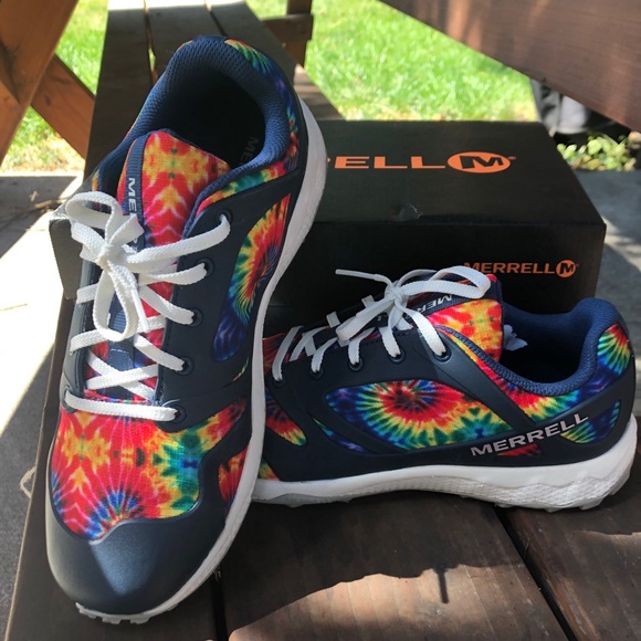 merrell tie dye sneakers